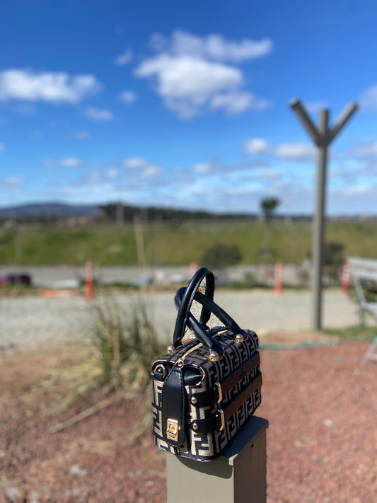 F DESEN ÇANTA KAHVERENGİ