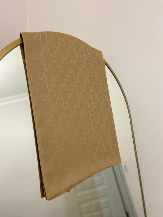 HALKA DESEN ŞAL KARAMEL RENK