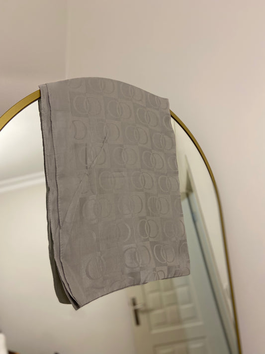 HALKA  DESEN ŞAL GRİ